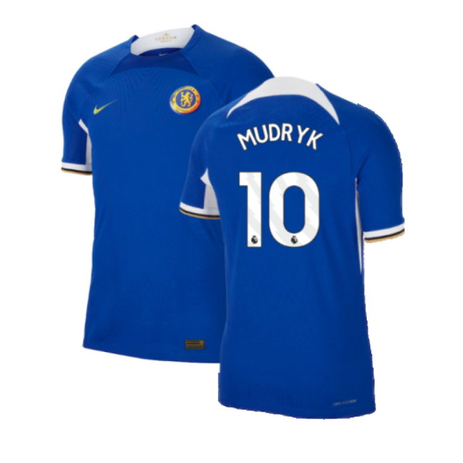 2023-2024 Chelsea Home Authentic Shirt (MUDRYK 10)-SoccerKits Hub | Buy Soccer Jerseys Online